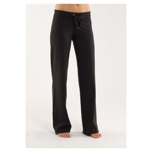 lululemon lulu pant II black  french terry